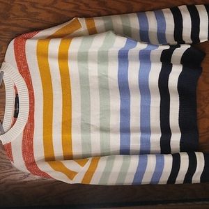 Zesica rainbow striped sweater